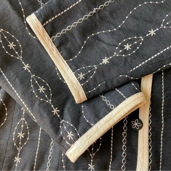 Silk Land  Embroidery Silk Blend Blazer - Picture 6 of 14